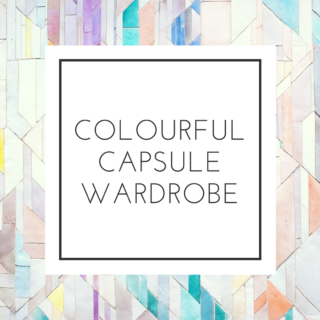 This is how you do colour in a capsule wardrobe. Brilliant!